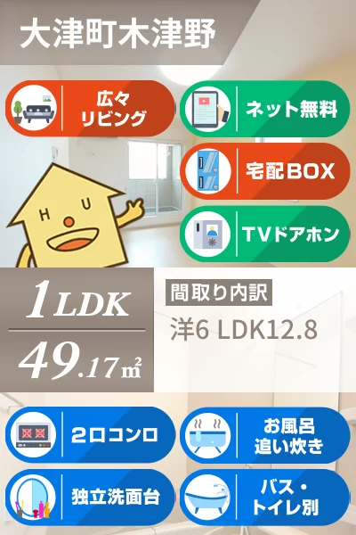 フォルトゥーナ翔 II 201のお部屋の特徴