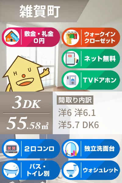 ロイヤル雑賀 103のお部屋の特徴