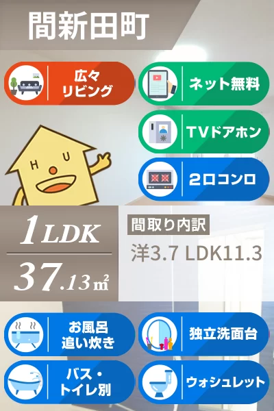 ボヌール 103のお部屋の特徴
