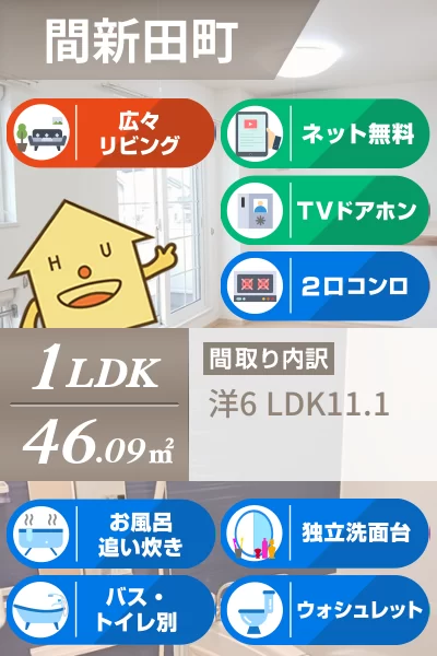 ボヌール 201のお部屋の特徴