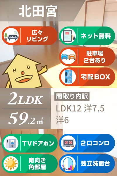 アムール C201のお部屋の特徴