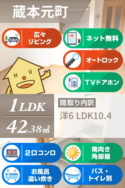 サンリット・24 107のお部屋の特徴