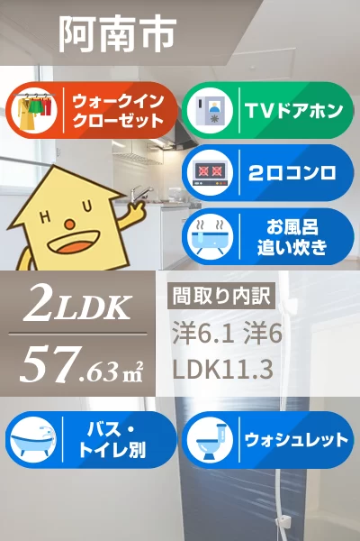 ルミエール下大野 B 201のお部屋の特徴