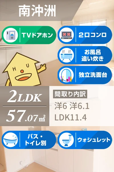 カサ・ベルデ 202のお部屋の特徴