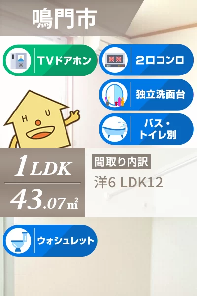 パークアヴェニュー 203のお部屋の特徴