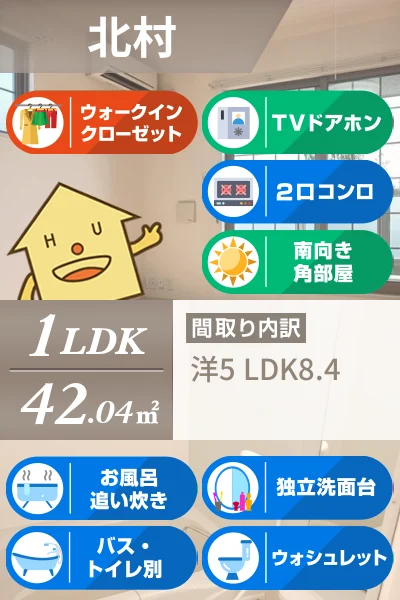 プリマヴェーラ’13 201のお部屋の特徴