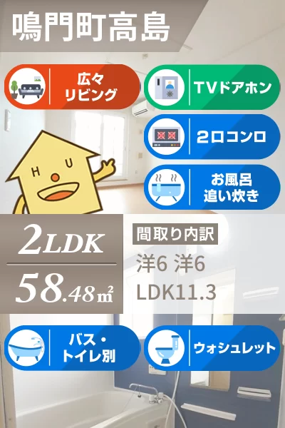 フラワーストリートハウスA 201のお部屋の特徴