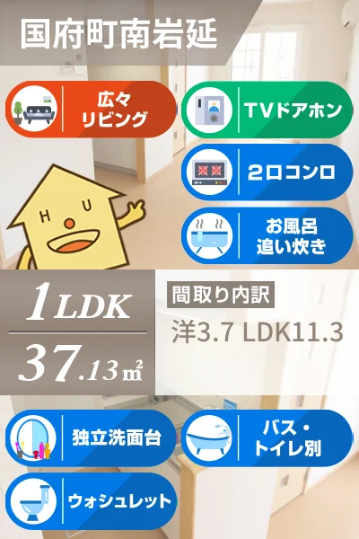 リーフムーン 101のお部屋の特徴