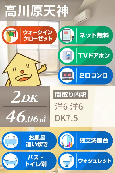 ラ・ナチュール 102のお部屋の特徴