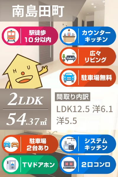 シャーメゾン南島田 102のお部屋の特徴