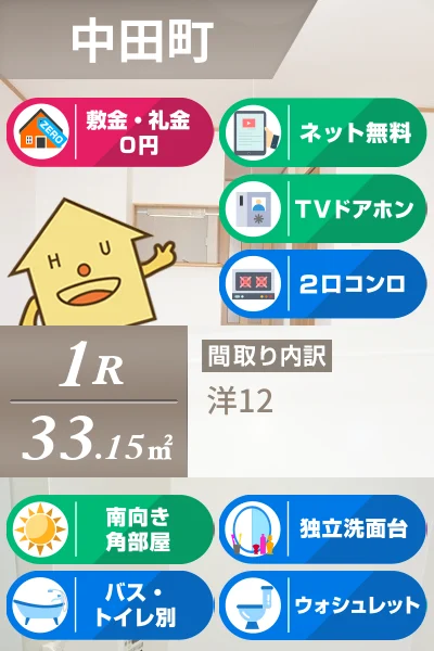 プリムヴェールA 102のお部屋の特徴