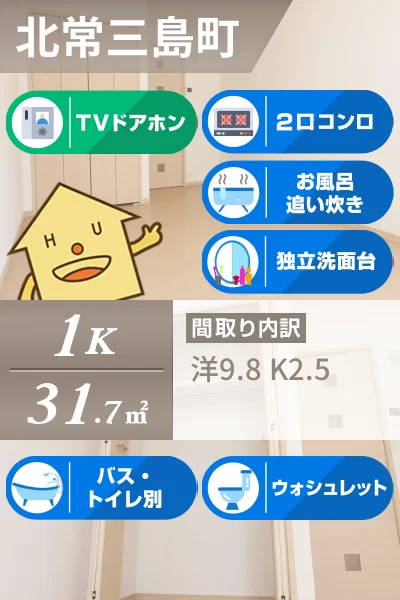 フィオーレI 202のお部屋の特徴