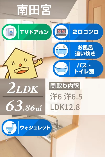 サンモリッツ A 202のお部屋の特徴