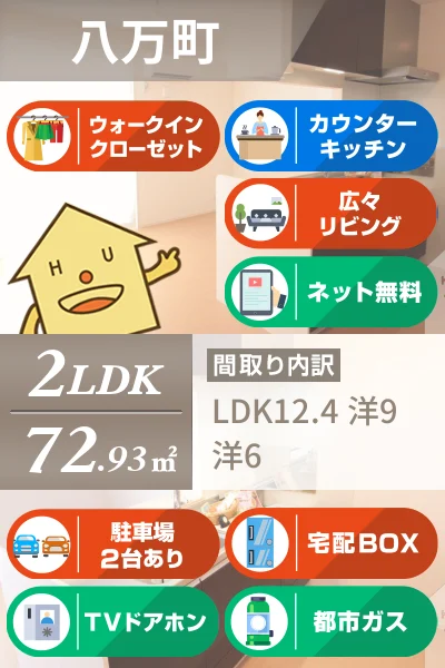 ヴィラコートII 202のお部屋の特徴