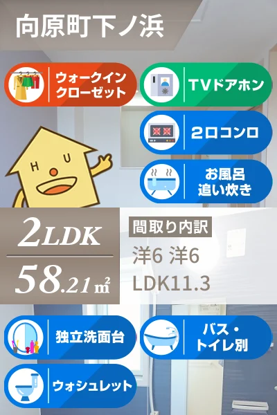 ルネッサ 203のお部屋の特徴