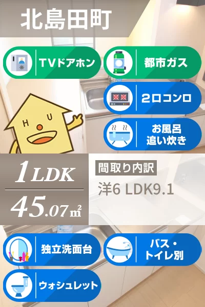 レディエンスC 203のお部屋の特徴