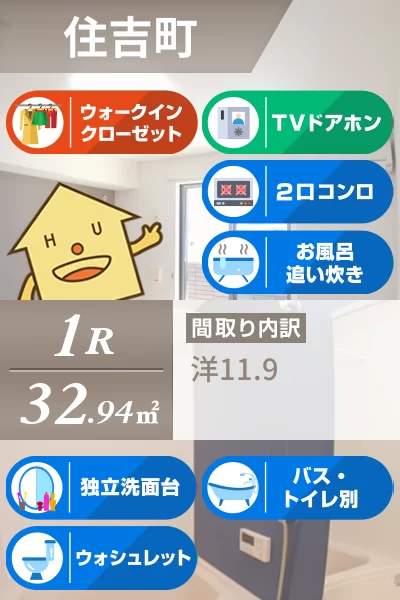 ミルト住吉I 102のお部屋の特徴