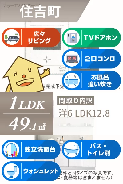 ミルト住吉II 204のお部屋の特徴