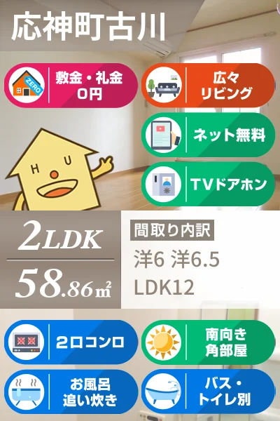 コスミオン D 202のお部屋の特徴