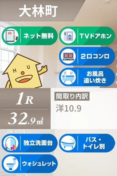 ディアコート 102のお部屋の特徴