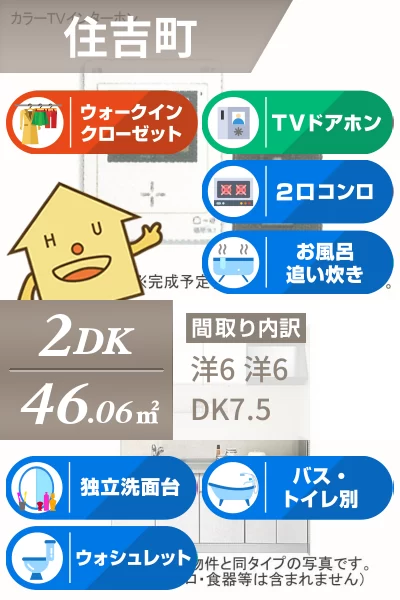 ミルト住吉III 101のお部屋の特徴