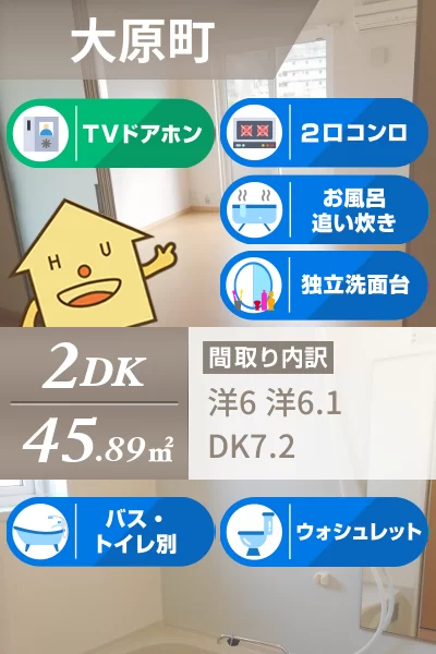 アリーヴィオB 101のお部屋の特徴