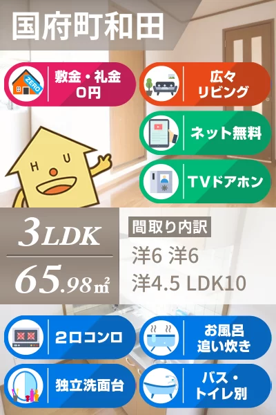サンシティー国府A 203のお部屋の特徴