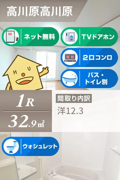 ヴェル ドゥーラ 102のお部屋の特徴