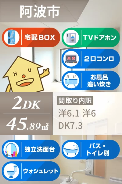 ルピナスB 101のお部屋の特徴