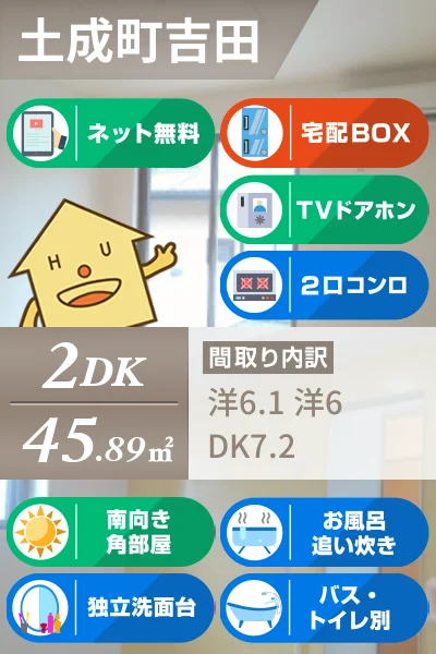 ルピナスB 102のお部屋の特徴
