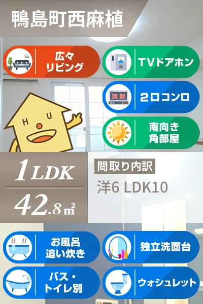 comodo casa 源 206のお部屋の特徴