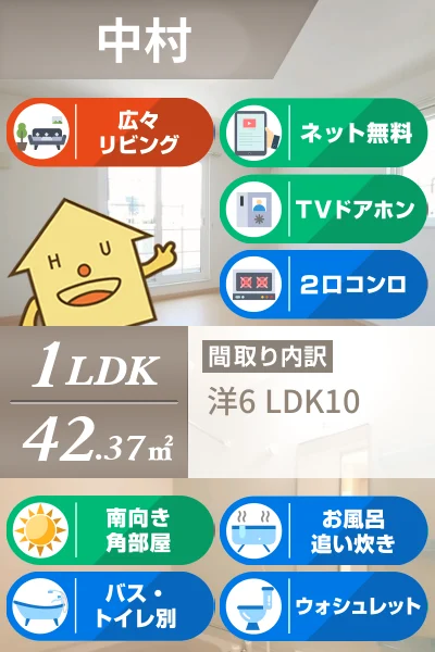 グリーン ビラ A 202のお部屋の特徴