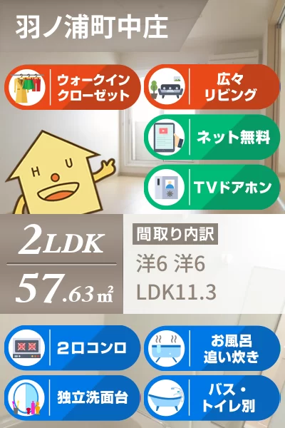 カリーナガーデン 203のお部屋の特徴