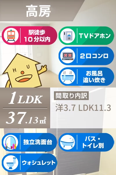 サンセール 102のお部屋の特徴