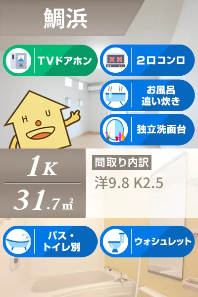 シャルム北島 101のお部屋の特徴