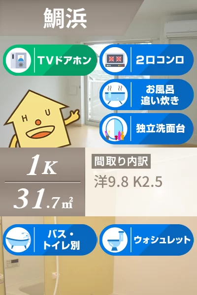 シャルム北島 103のお部屋の特徴