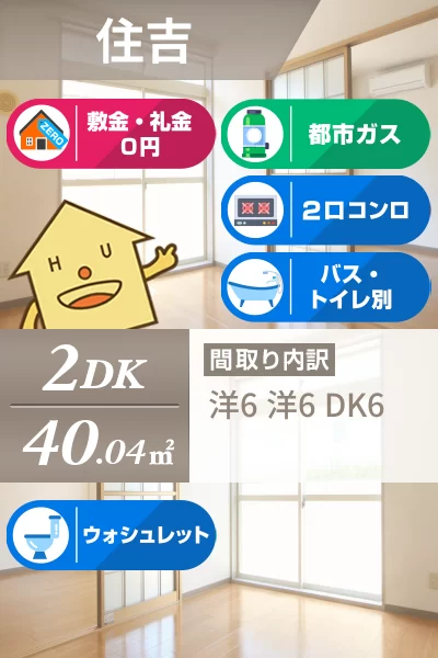 イーグルハイツ 202のお部屋の特徴