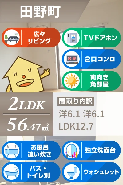 クレセント II 103のお部屋の特徴