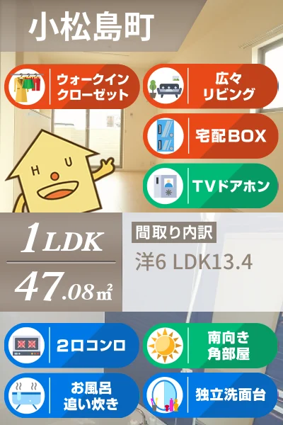 アクア・アルテB 101のお部屋の特徴