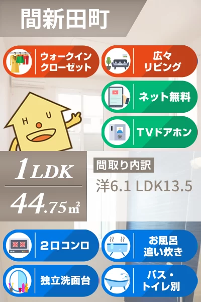 プランドール ドゥー 101のお部屋の特徴