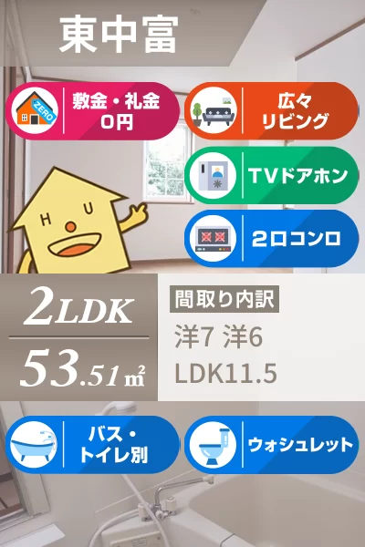ビレッジあいD 101のお部屋の特徴