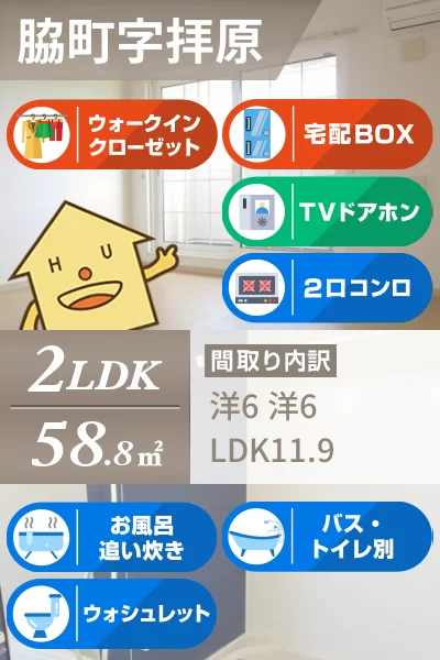 NEO CASTLE 202のお部屋の特徴