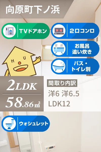 アンジェリカ A 203のお部屋の特徴