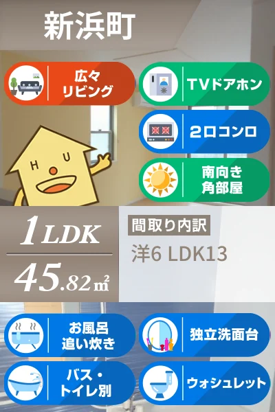 プリムローズ 南浜C 101のお部屋の特徴