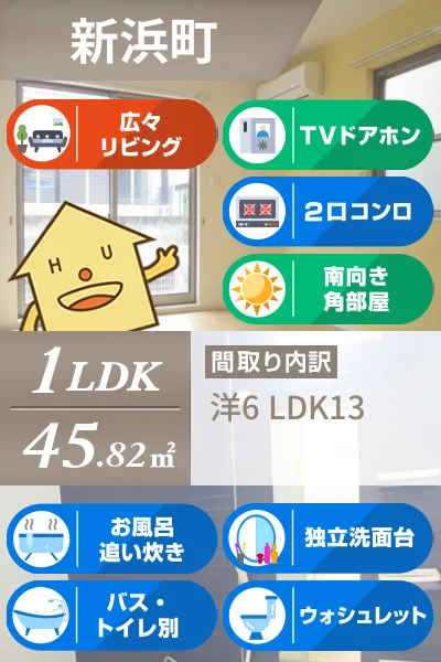 プリムローズ 南浜C 102のお部屋の特徴