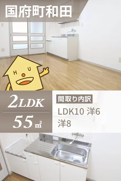 国府町和田 マンション 2LDK 1-11のお部屋の特徴