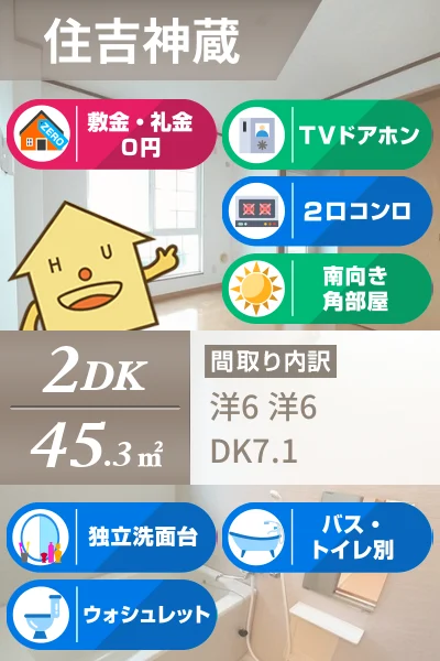ジュネス99A 103のお部屋の特徴