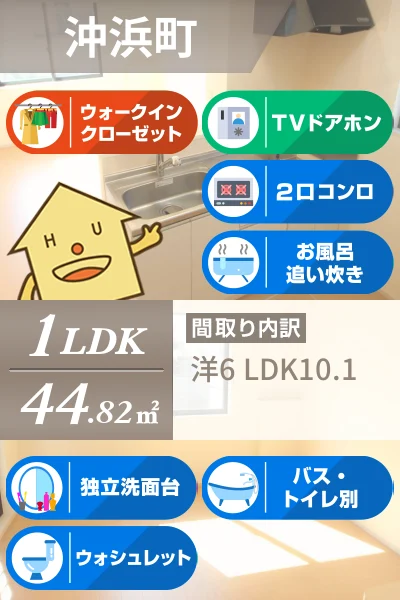 チェレステ B 102のお部屋の特徴