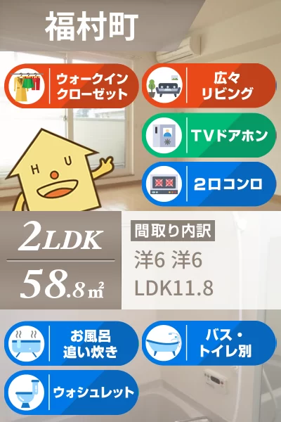メゾンオーシャンA 202のお部屋の特徴