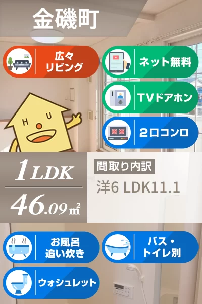 ティファニーハイツ II 203のお部屋の特徴